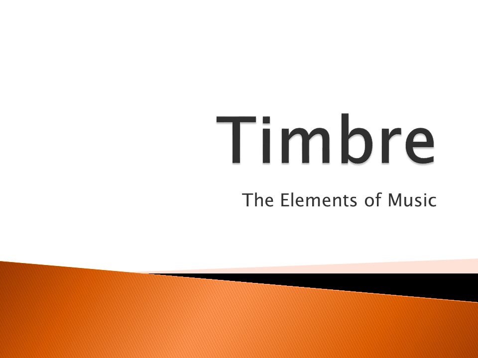 Timbre - Guy B. Brown Music